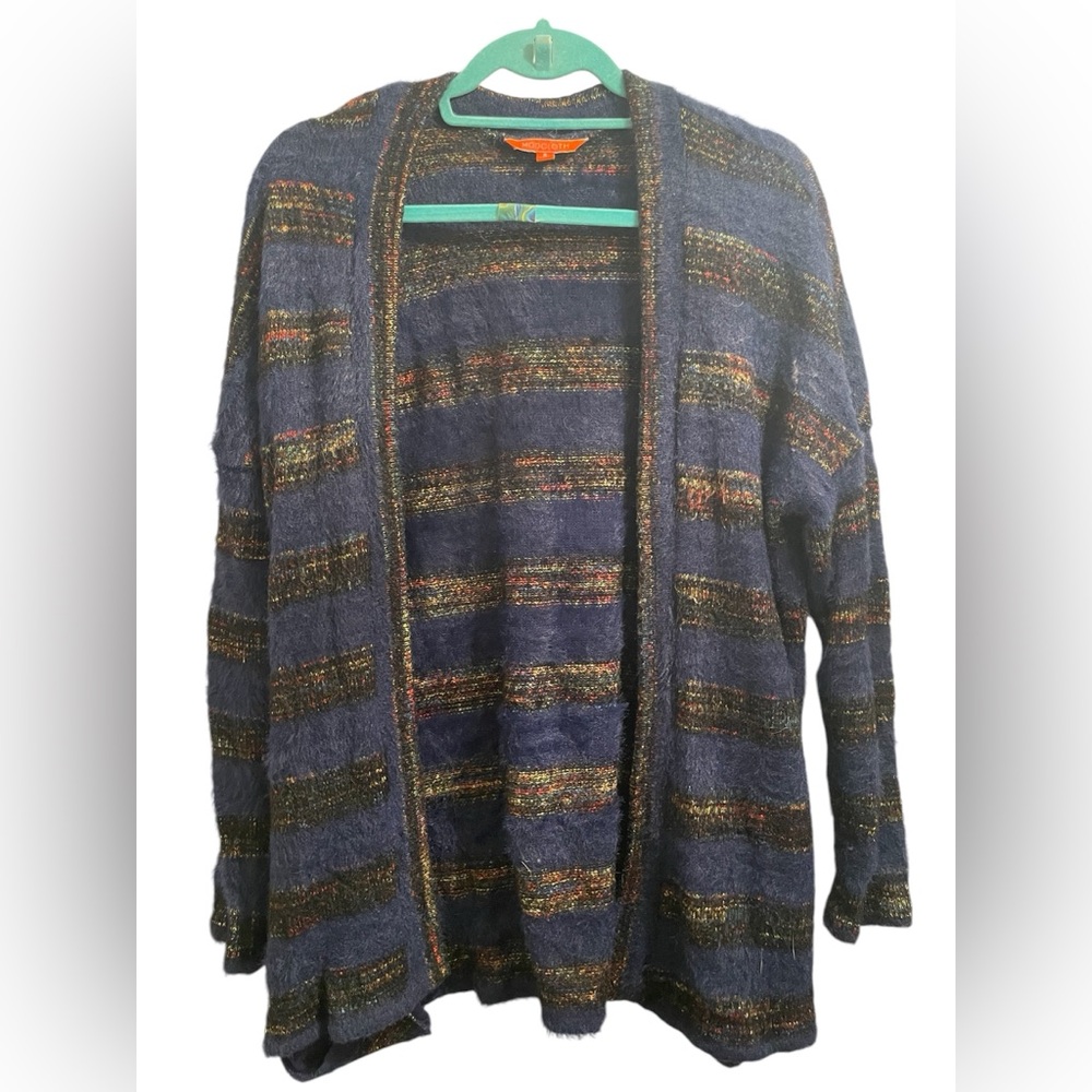 Navy Stripped Cardigan